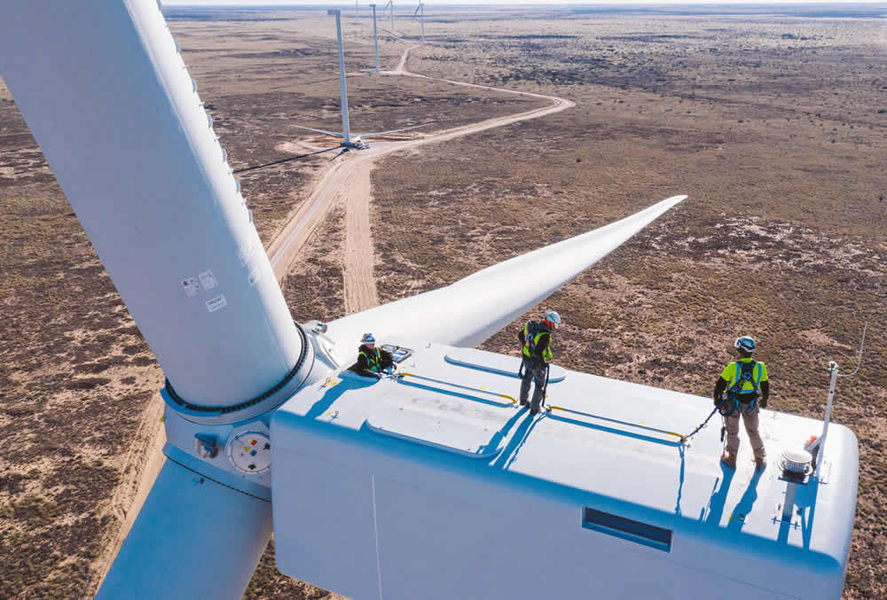 ENGIE Profile Workers on Wind Turbines