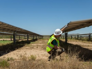 Working in the field with solar