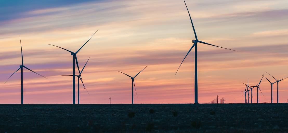 Operational wind turbines